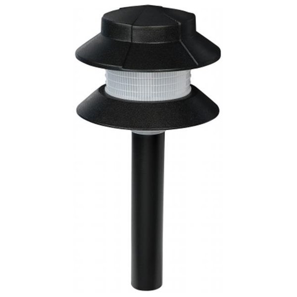 Northern International Inc Northern International Black 4 Watt 2 Tier Path Light  GL22627BK 3500428